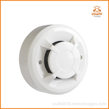 High Quality 2-Wire or 3-Wire Conventional Photoelectric Smoke Detector for Fire Alarm